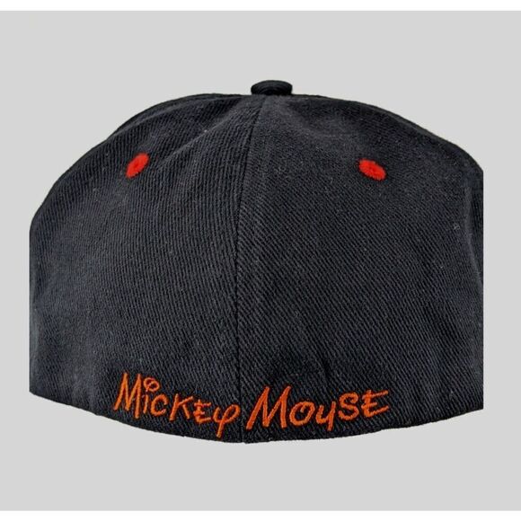 Disney Parks Angry Mickey Mouse Hat Youth Black Graffiti Streetwear - Picture 5 of 11